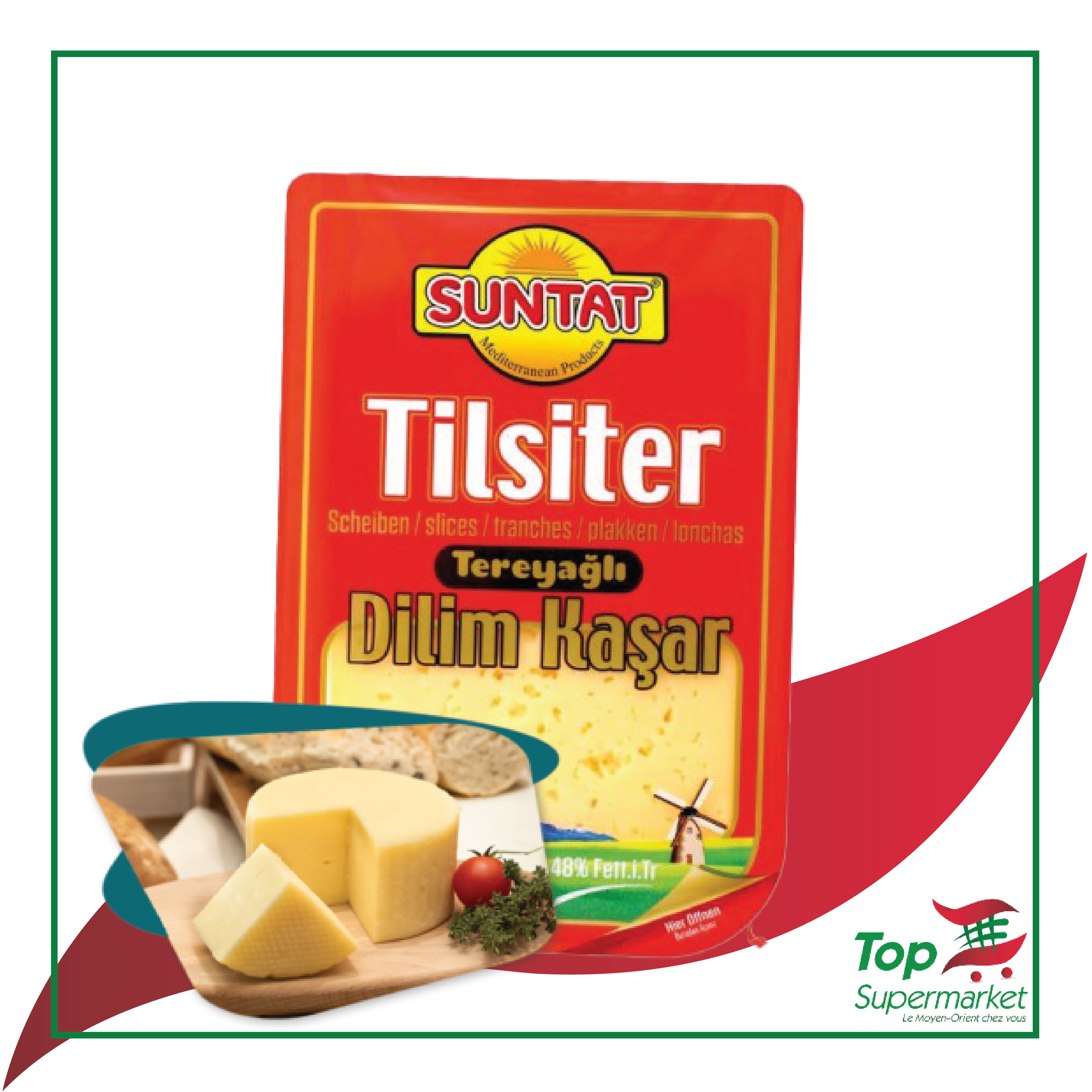 Suntat Gouda Tilsiter 200gr